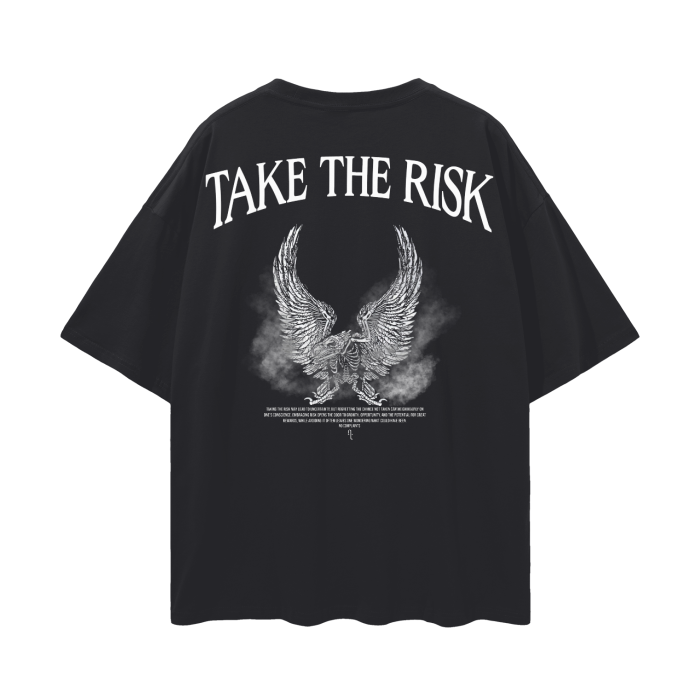 Take the Risk Eagle Oversized Tee - 190 GSM